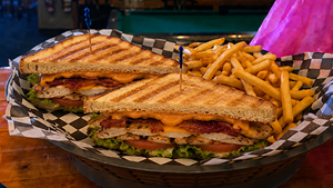 Fry-Day's Signature BBQ Chicken Club Melt
